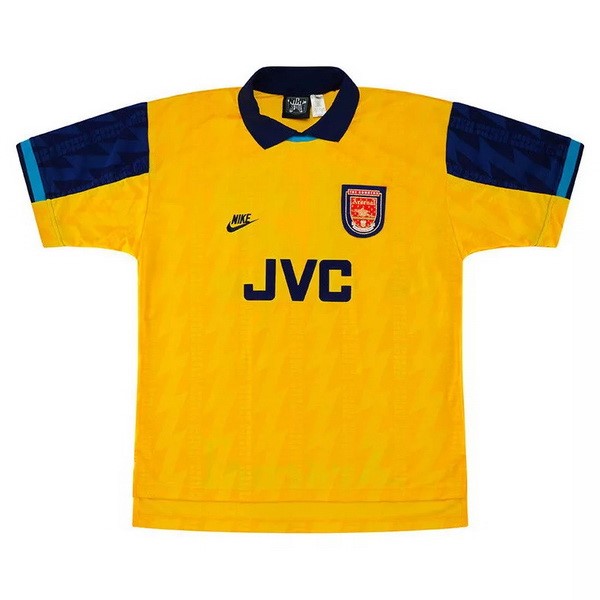 Maillot Football Arsenal Third Retro 1994 1996 Jaune